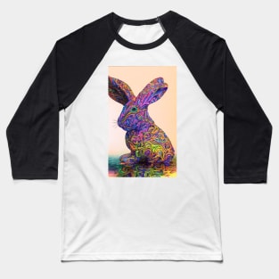 Psychedelic Bunny Baseball T-Shirt